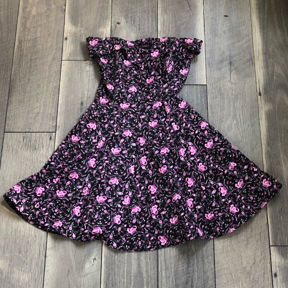 Strapless Floral Betsey Johnson Dress